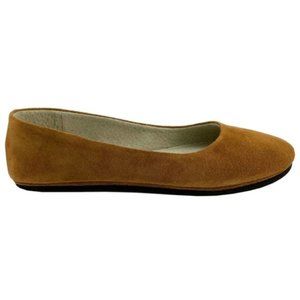 French Sole FS|NY Sloop Ballet Flats - Cuoio Suede